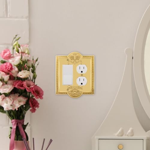 Nostalgic Warehouse Meadows Light Switch Cover Plate - color: Timeless Bronze, size: Rocker and Outlet