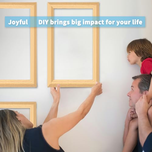 Art3d Pre-Cut Wall Molding Set of 6 pcs, 3 Top 3 Bottom, Oak - color: Oak: Style 1
