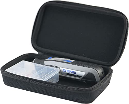 Hard EVA Travel Carrying Case for Dremel Lite 8150/7760 8V/4V Li-Ion Cordless Variable Speed Multi-Purpose Rotary Tool Kit (Only Case)