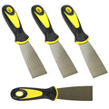 Harrier Hardware 4-Pack Soft Grip Putty Scraper 1.5" Flexible Blade