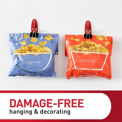 Command Medium Designer Hooks, 9 Hooks, 12 Strips - color: Chili Pepper