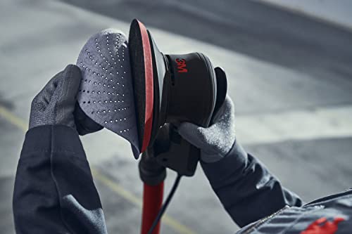 3M Xtract Pneumatic Random Orbital Sander, 88957, 6 in - size: 6 in, 3/32 in Orbit, style: Self-Generated Vacuum