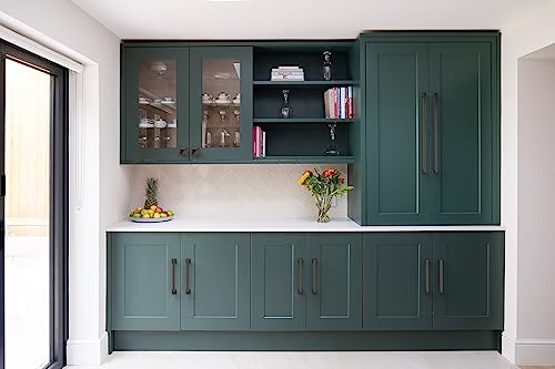 9BUILD 10 Pack 10 Inch Oil Rubbed Bronze Cabinet Pulls,Kitchen Hardware - color: Oil Rubbed Bronze, size: 10"/256MM Hole Center