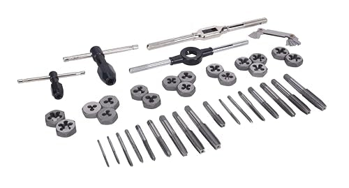 Century Drill & Tool 98900 Fractional Tap & Die Set, 40 Piece - size: 40-Piece