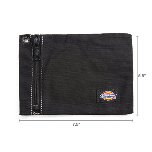 Dickies Set of 3 Small Canvas Utility Pouches, Zippered, for Organizing Small Tools and Fasteners, Black - color: Black