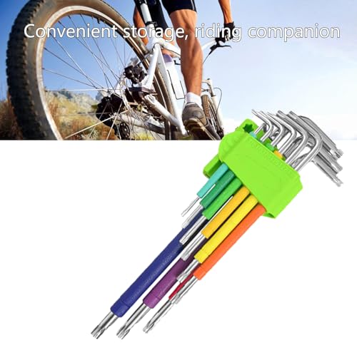 Hex Key Set, 9PCS Metric Allen Key Set, 1.5-10MM, Anti-Slip Long Ball End Hex Wrench Set Color Coding Hex Key Set (Hexagonal wrench, Long style) - color: Hexagonal Wrench, size: Long style