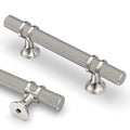 Asidrama 10 Pack 3 Inch(76mm) Knurled Brushed Satin Nickel Kitchen Cabinet Handles, Cabinet Pulls Kitchen Cabinet Hardware Cupboard Handles Drawer Pulls - color: Brushed Satin Nickel, size: 3" Hole Center, style: 10 Pack