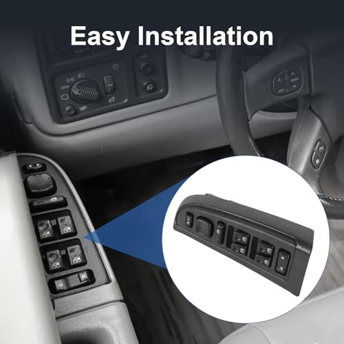 Master Power Window Switch Compatible with 2003-2007 Chevrolet GMC Cadillac - size: 15883319