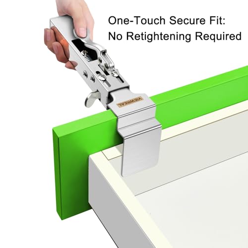 Quick-Install Drawer Front Installation Clamps,Efficient Cabinet Drawer Clamps Setup with Easy,2Pk Universal Fit Labor-Saving Adjustable Drawer Fixing Clips