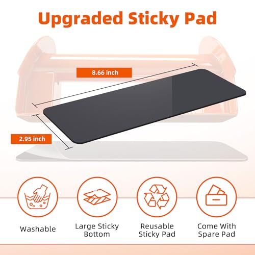 Floor Gap Fixer Tool for Laminate Vinyl Wood Flooring Gap Repair Kit, Heavy Duty Floor Gap Repair Tool with Rubber Mallet, Reusable Sticky Pad and Gap Brush, for Fixer Laminate/Vinyl Flooring Tools ﻿