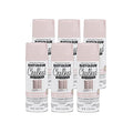 Rust-Oleum Chalked All-in-One Ultra Matte Blush Pink Spray Paint - color: Blush Pink, size: 12 Ounce (Pack of 6)