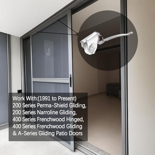 2 Pack Sliding Screen Door Upper Rollers, Nylon Wheels