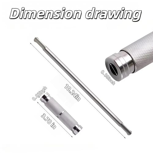 SDS Plus to SDS Plus Adapter with 10.24"Extension Shaft - size: 14.02”