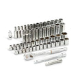 GEARWRENCH 56 Pc 3/8" Dr 6 Pt 120XP™ SAE/Metric Mechanics Tool Set | 80550P - size: 3/8", style: 56-piece kit