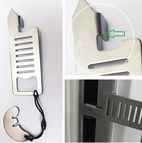 Portable Door Lock for Travel Door Lock College Dorm Lock Hotel Room Security Devices Apartment Jammer Additional Safety for Traveling Home College (3)