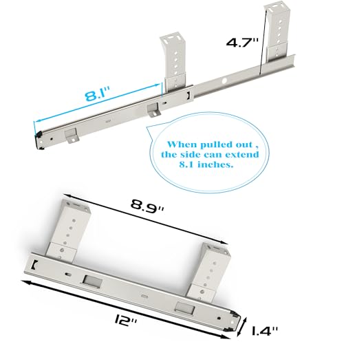 FRMSAET Heavy Duty Under Mount 12/14/16/18inch Drawer Slides-12 inch Silver - color: Silver, size: 12 Inch