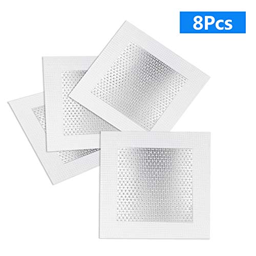 8pcs Drywall Repair Patch, 4" x 4" Drywall Patch Self Adhesive Aluminum Wall Repair Patch Kit - size: 4" x 4", 8 PCS