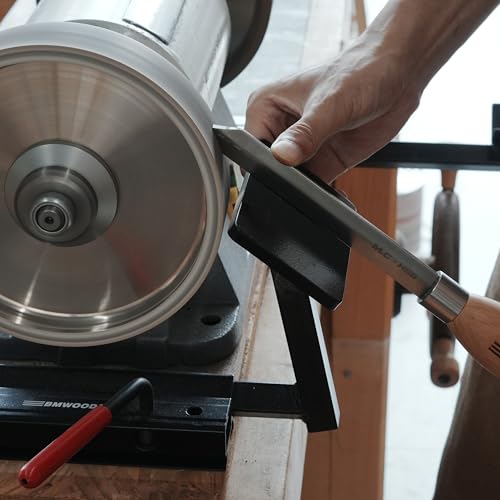 BG-GJ Set Complete Grinding Jig System for Wood Chisels, Grind Sharpening System for 8 Inch Grinders to Sharpen Lathe Turning Tools, Chisels, Skews, Bowl Spindle Gouges. - color: Bg-gj