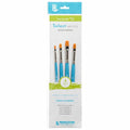 Princeton Select Artiste, Series 3750, Paint Brush for Acrylic, Watercolor and Oil, Set of 4 - style: SET 11- 4 BRUSH SET
