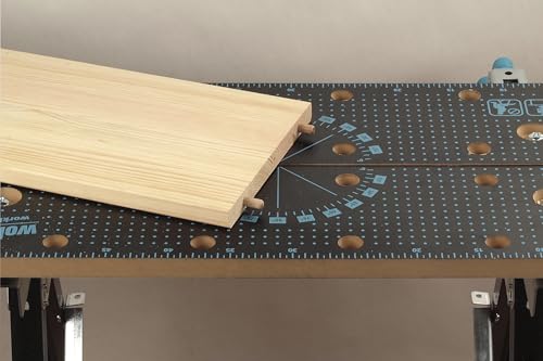 Wolfcraft Universal Dowelmaster Set, 78 Pcs. I 4645000 I The Complete Starter Set For All Standard Wood Dowel Joints