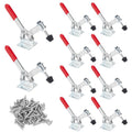 201C Horizontal Toggle Clamp, 10-Pack, 220 lb Holding Capacity - style: 201C,10PK