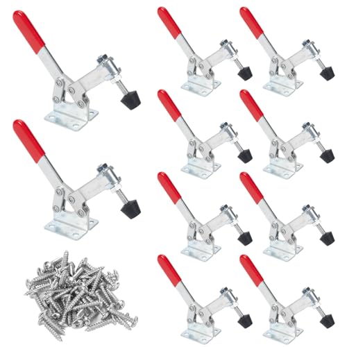 201C Horizontal Toggle Clamp, 10-Pack, 220 lb Holding Capacity - style: 201C,10PK