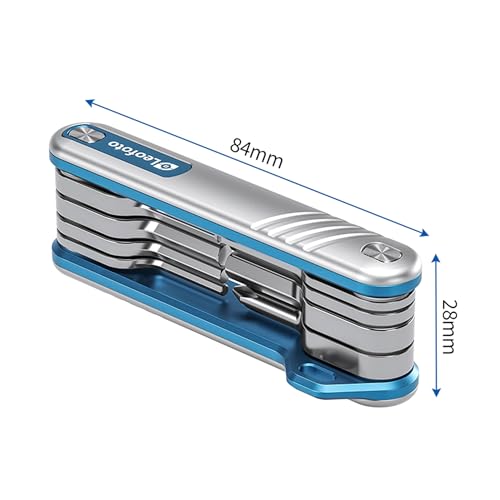 LEOFOTO MPL-3 Folding Mini Tool Set with Screwdrivers and Hex Key Wrenches, Compatible with Most Camera Cage Rig Tripod QR Plate, Compact & Lightweight - color: Mpl-3