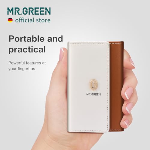 MR.GREEN Colorful Manicure Set Practical Pedicure Kits Nail Clippers Personal Care Tools Facial Hair Scissors with Fashion Case (Mr-6685 Brown) - color: Mr-6685 Brown