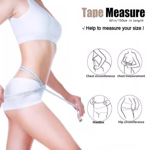 Tape Measure,60 Inch Soft Measuring Tape for Body Fabric Sewing - color: Red