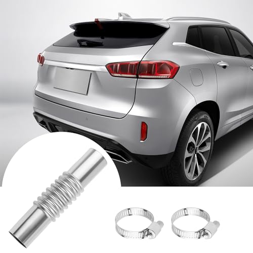 Universal Car Accessories Exhaust Connector Kit - Elbow/Straight Pipe Exhaust Flex Pipe for Diesel Air Heater