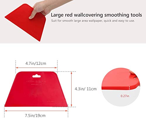 MIZORLIE Smoothing Tool, Wallpaper Flexible Smoothing Tools, 4 Pack