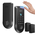 Lockin Veno Smart Lock - Palm Vein Keyless Entry Door Lock - 6 Unlock Methods - Built-in WiFi - Smart Home Compatible - No Monthly Subscription - 14-Month Battery Life - Dual Batteries - size: Dual Batteries, style: Palm Vein（No Camera）