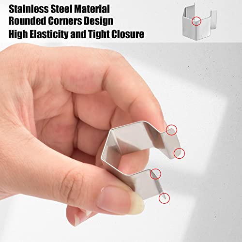 Sankoly Screen Door Installer Clips 20 Pieces Window Screen Installer Clips Screen Repair Clips for Patio and Garage