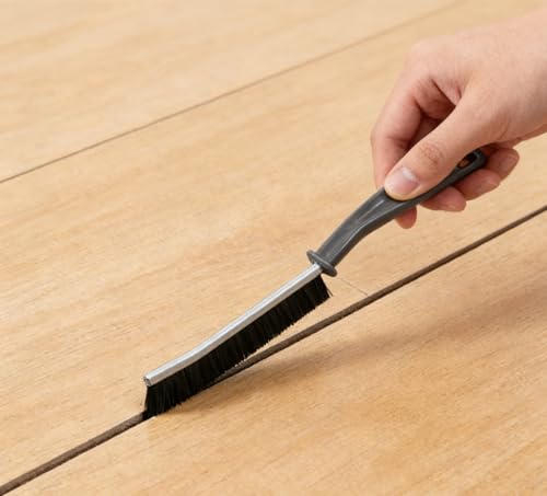 3-Pack Grout and Crevice Cleaning Brushes Set, Hard Bristle Multi-Surface Gap Brush for Tile Grout, Windows, Doors, Sink Edges, Shower Tracks