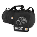 Carhartt Classic Round Duffel with Utility Pouch, Heavy-Duty, Water-Resistant Packable Gear Bag for Jobsite, Gym, and Travel - color: Black, style: 60l