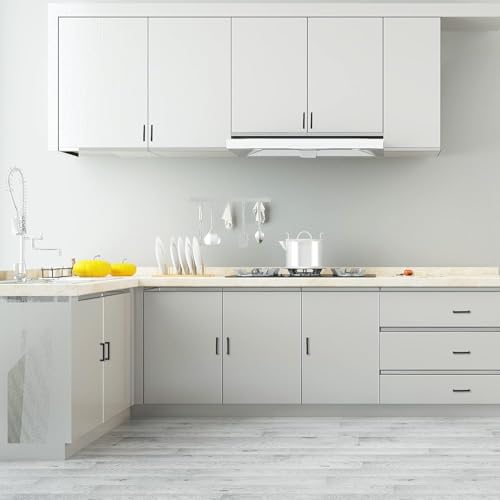 Cabinet Pulls Matte Black Cabinet Handles Square Drawer Pulls, 5 Pack 7-1/2 Inch Stainless Steel Kitchen Door Cupboard Cabinet Handles, Drawer Hardware Handles, 192mm Hole Centers - size: 7-1/2 inch Hole Centers(192mm)
