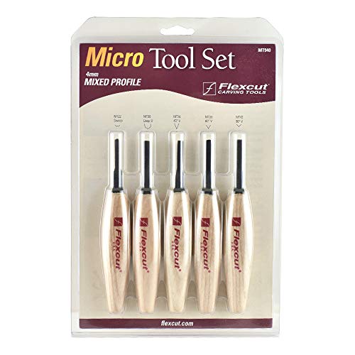 Flexcut Carving Tools - style: 4mm Mixed Profile