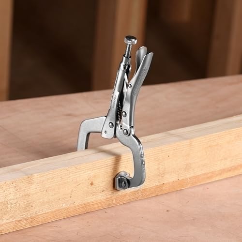 WORKPRO 6" Locking C-Clamp with Swivel Pads, Heavy Duty Adjustable Vise Grip Pliers, Welding Clamp for Woodworking, Metalworking, Auto Repair and Home Workshop