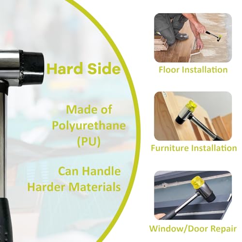 Small Rubber Mallet Hammer for Crafts- Small Rubber Hammer, Mini Mallet for Jewelry, Leather, Crafts, Woodworking, DIY, Furniture Assembly, etc. - size: 30mm