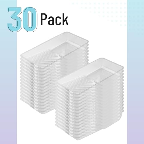 Bates- Paint Tray Liner, 4 Inch, 30 Pack, Clear, Plastic Disposable Paint Tray for Painting Walls - color: Clear, size: 30 Pack 4 Inch