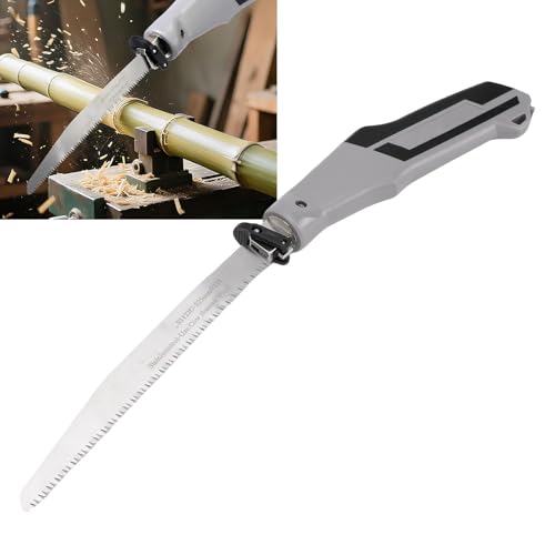 3-in-1 Multi Blades Hand Saw, Mini Reciprocating Saw Set Compact Drywall Hand Saw with Quick Release Blades Ergonomic Handle for Wood Metal Drywall Plastic
