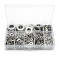 1000PCS Flat Washer Assortment Kit – Stainless Steel,9 Sizes (M2 M2.5 M3 M4 M5 M6 M8 M10 M12) for Screws, Bolts, Industrial, DIY, Furniture & Automotive Projects
