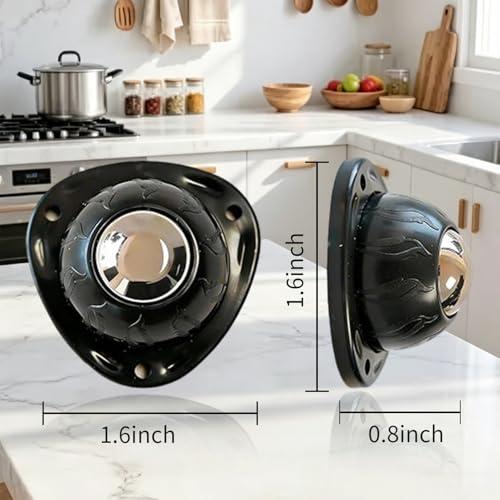Self Adhesive Caster Wheels, 12 Pack, 46 lb Per Wheel - size: 12 Pack