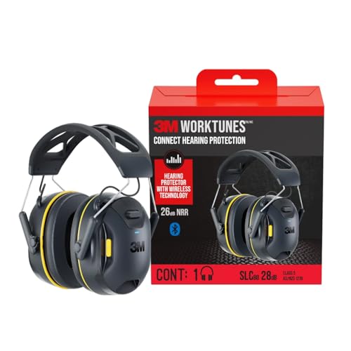 3M WorkTunes Connect Wireless Hearing Protector with Bluetooth