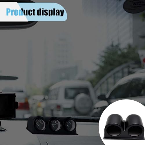 BDZMC Universal 2" 52mm Single Hole Gauge Dashboard Pod (Two Hole) - size: Two Hole