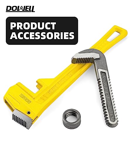 DOWELL 12" Pipe Wrench, Plumbing Tools - size: 12"