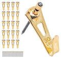 PHS 30 lb Plaster Wall Picture Hanging Hooks with Nails, 25 Pack