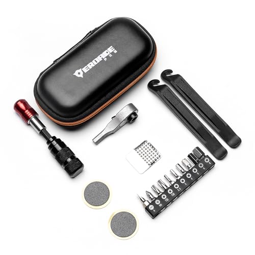 Bike Repair Kit Portable Bike Multitool,Portable Bicycle Tools with Tire Patch/Tire Lever/Ratchet Wrench/Screwdriver Bits/MiniBike Tool Bag (Tool Kit No Pump) - size: Tool Kit No Pump