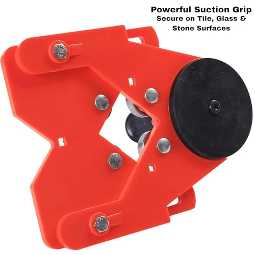 Drilax Adjustable Diamond Drill Guide with Suction Base 1/8 to 3-1/4 Inch