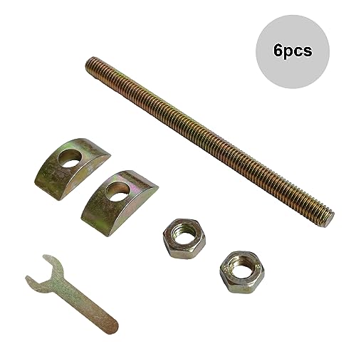 12Pcs Countertop Connector Bolts, M8x120mm Joint Fasteners Drawbolt